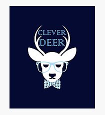 Clever Deer Photographic Print
