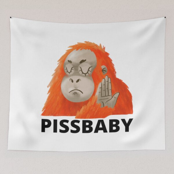 Item preview, Pissbaby Pissbaby Imágenes divertidas del mono Pissbaby Imágenes divertidas designed and sold by leoreid54.