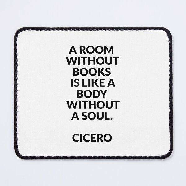 Item preview, Una habitación sin libros es como un cuerpo sin alma - cita de Cicerón designed and sold by Inspirationmotivation.