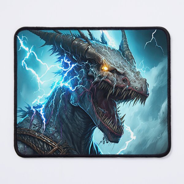 Item preview, Monster dragon with lightning designed and sold by mrlongfield.