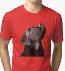 Black Labrador Tri-blend T-Shirt