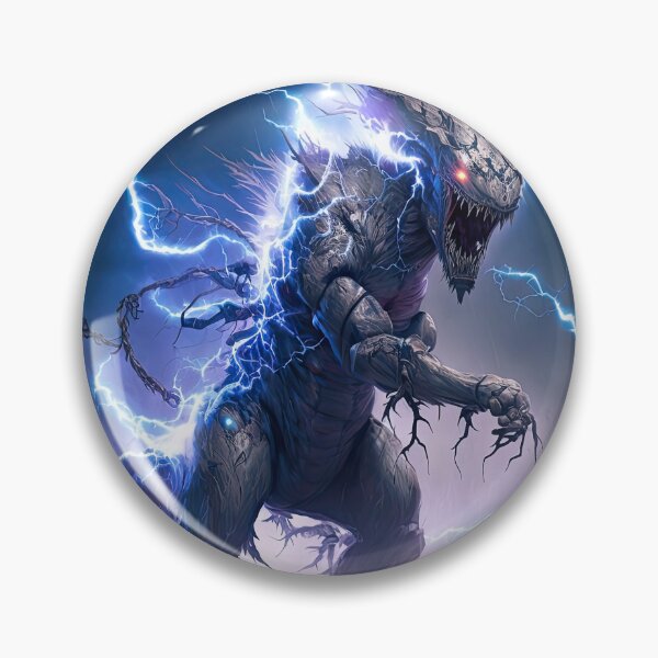 Item preview, Monster dragon with lightning designed and sold by mrlongfield.