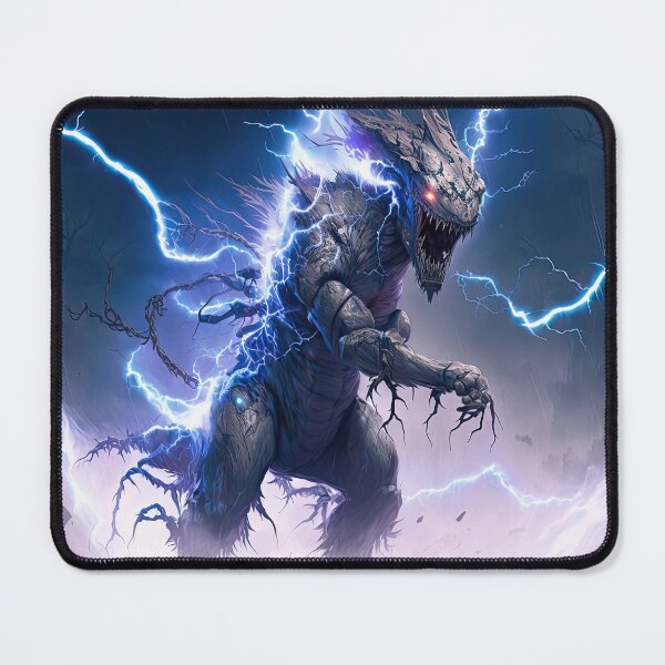 Item preview, Monster dragon with lightning designed and sold by mrlongfield.