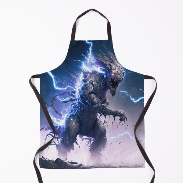 Item preview, Monster dragon with lightning designed and sold by mrlongfield.