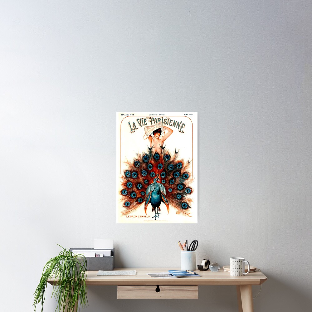1925 La Vie Parisienne Madrigal Carnavalesque France Travel Advertisemnt Poster 