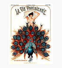 LA VIE PARISIENNE : Vintage 1925 Magazine Advertising Print Photographic Print