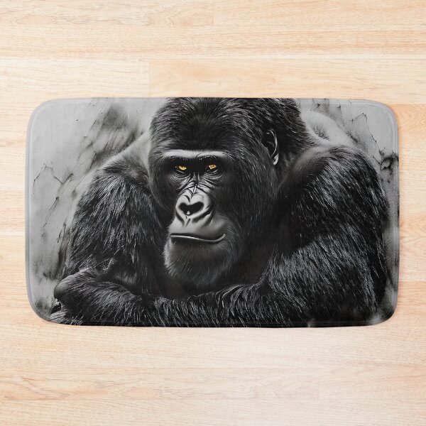 Item preview, Black Gorilla with Piercing Eyes designed and sold by Aww_To_Z Animals.