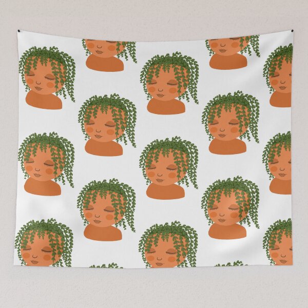 Item preview, Beauty Lady Pot Plants designed and sold by HowreSketch.