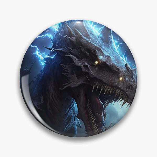 Item preview, Monster dragon with lightning designed and sold by mrlongfield.