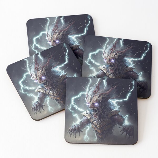 Item preview, Monster dragon with lightning designed and sold by mrlongfield.