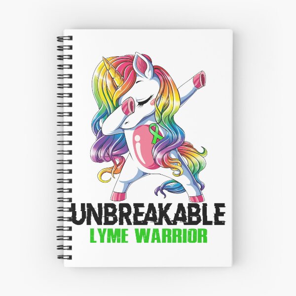 Aperçu de l'œuvre Sensibilisation à la maladie de Lyme - Licorne Lyme Warrior Ribbon UNBREAKABLE créée et vendue par Fernandezf.