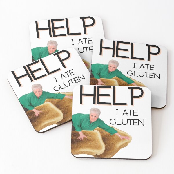 Item preview, Help! I ate gluten! designed and sold by ThatJewishFeminist Ali S.