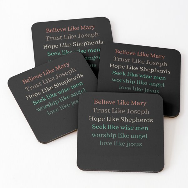Item preview,  Believe Like Mary Trust Like Joseph Hope Like Shepherds designed and sold by justbe  admirable.