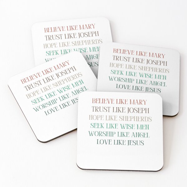 Item preview,  Believe Like Mary Trust Like Joseph Hope Like Shepherds designed and sold by justbe  admirable.