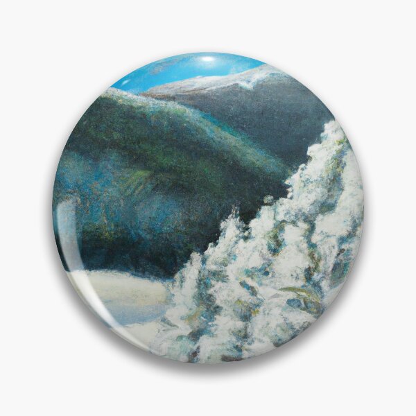 Item preview, A snowy Landscape in the mountains designed and sold by MyOilArt4you.