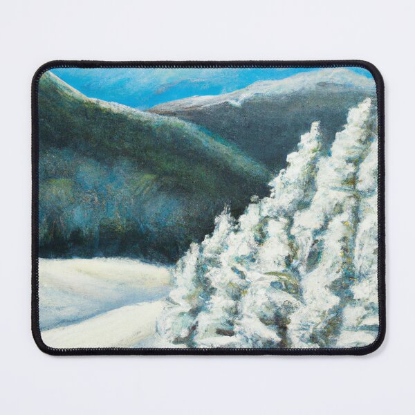 Item preview, A snowy Landscape in the mountains designed and sold by MyOilArt4you.