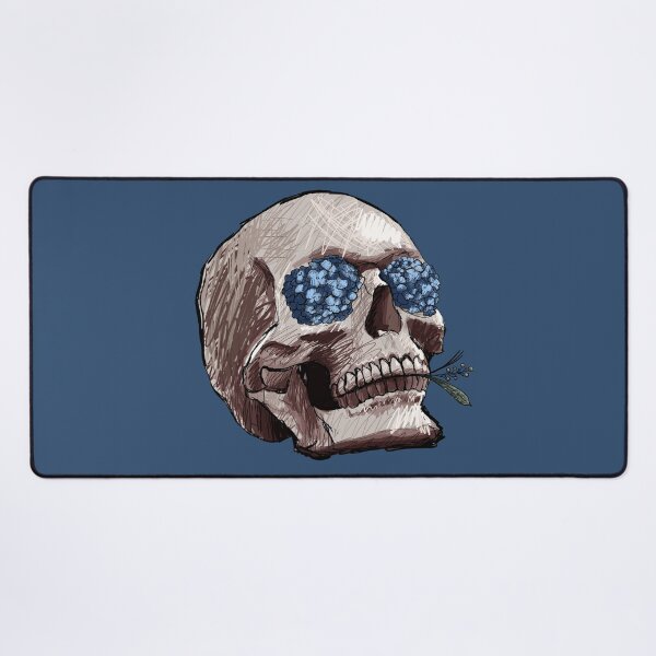 Item preview, Skull with Flowers designed and sold by ItsSakura.