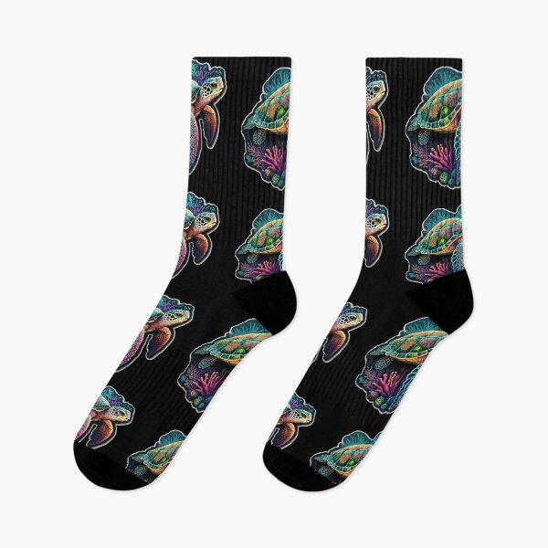 Item preview, Vintage Neon Sea Turtle designed and sold by AwakenedSoul.