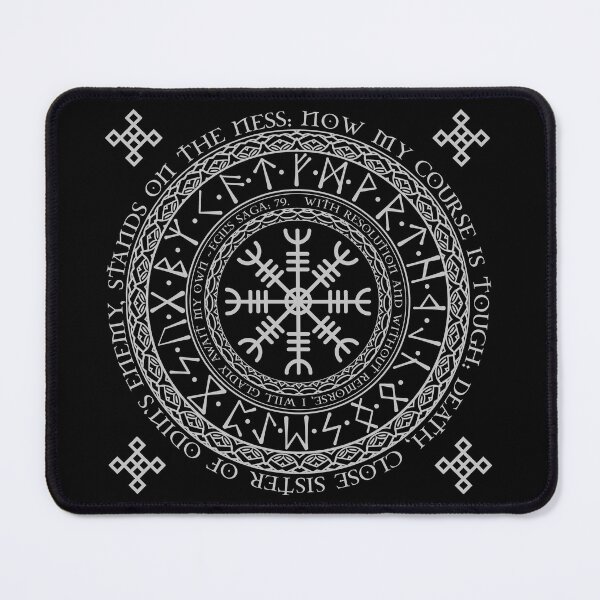 Item preview, Vegvisr, Norse Magical Stave, Runic Circle, Egil's Saga 79, Viking Symbol designed and sold by Proverbial Wisdom Design.