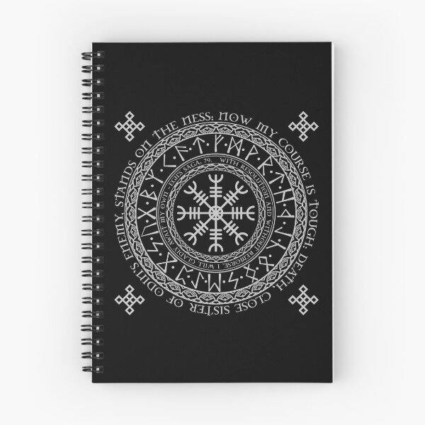 Item preview, Vegvisr, Norse Magical Stave, Runic Circle, Egil's Saga 79, Viking Symbol designed and sold by Proverbial Wisdom Design.