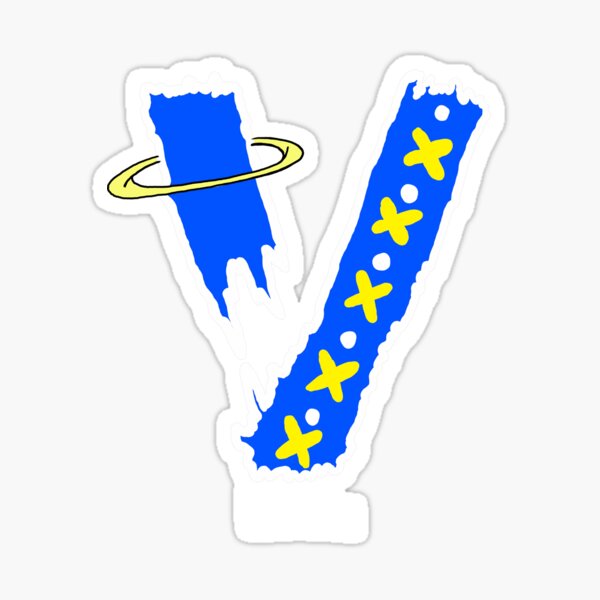 "vlone " Sticker for Sale by saminour Redbubble