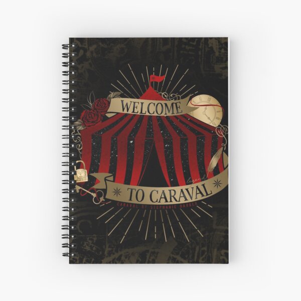 Welcome To Caraval Spiral Notebook