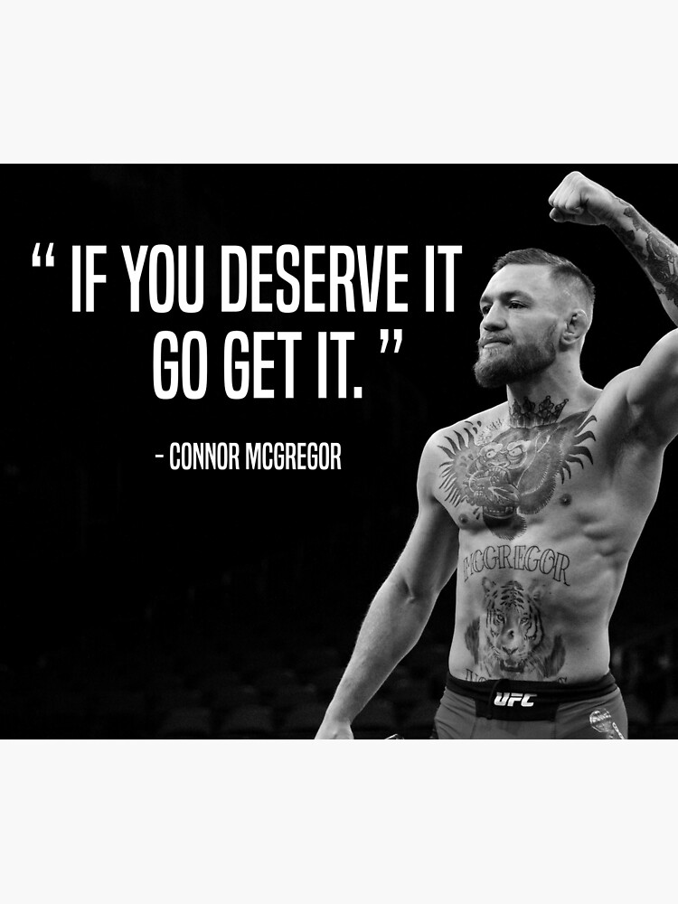 CONOR MCGREGOR QUOTE MOTIVATIONAL Premium Matte Vertical Poster sold