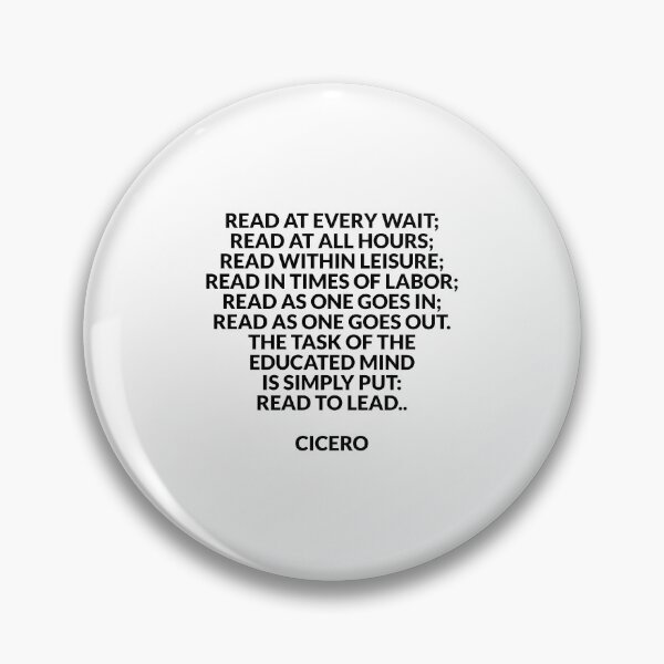 Item preview, Cicero amazing quote on reading designed and sold by Inspirationmotivation.