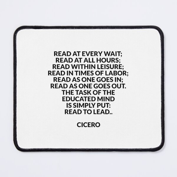 Item preview, Cicero amazing quote on reading designed and sold by Inspirationmotivation.