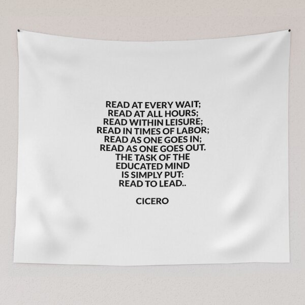 Item preview, Cicero amazing quote on reading designed and sold by Inspirationmotivation.