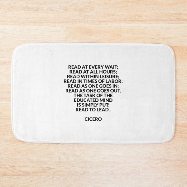 Item preview, Cicero amazing quote on reading designed and sold by Inspirationmotivation.