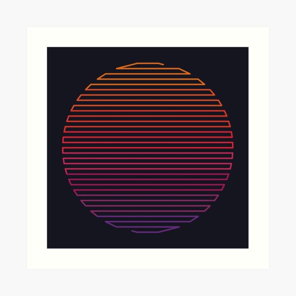 Linear Light Art Print