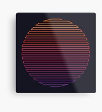 Linear Light Metal Print