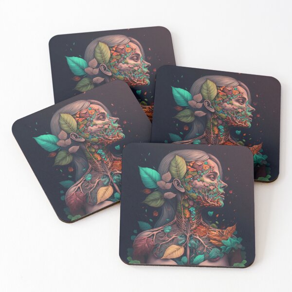Item preview, Bones and Botany, Human Nature the Beauty of Nature Intertwined.  designed and sold by The-Dark-Art.