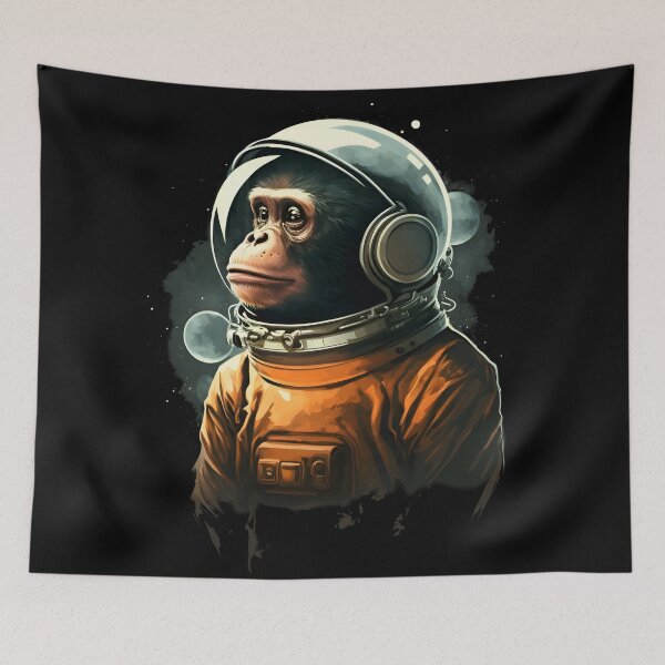 Item preview, Monkey In A Space Suit designed and sold by john-ess.