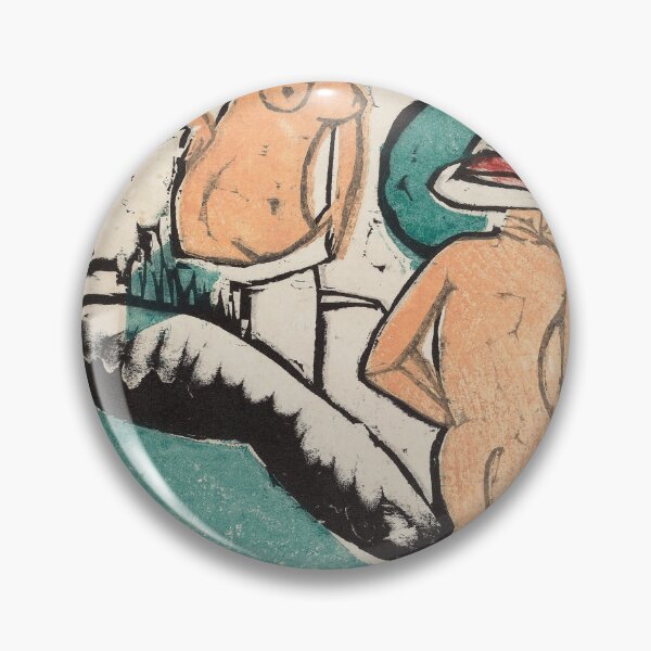 Item preview, Ernst Ludwig Kirchner  Women Bathing Between White Stones (1912) designed and sold by TeeARTHY.