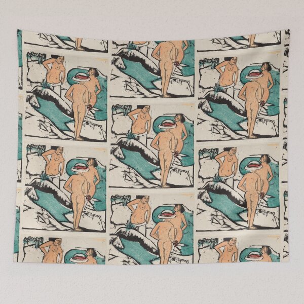 Item preview, Ernst Ludwig Kirchner  Women Bathing Between White Stones (1912) designed and sold by TeeARTHY.