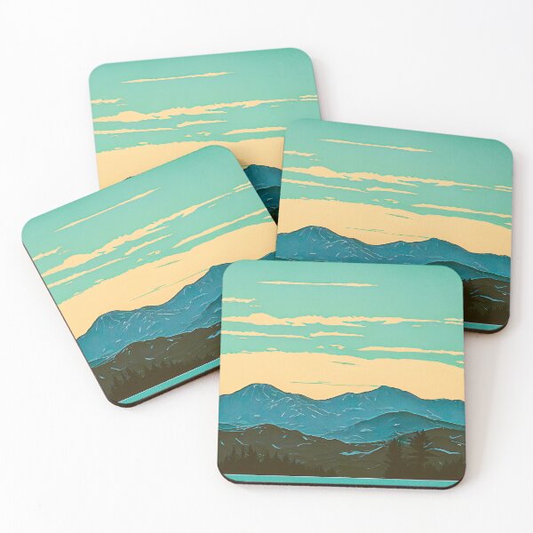 Item preview, Summer Mountain Peaks: Silkscreen Landscape designed and sold by Studio Axis.