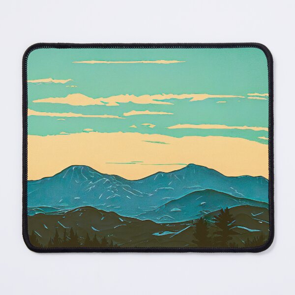 Item preview, Summer Mountain Peaks: Silkscreen Landscape designed and sold by Studio Axis.