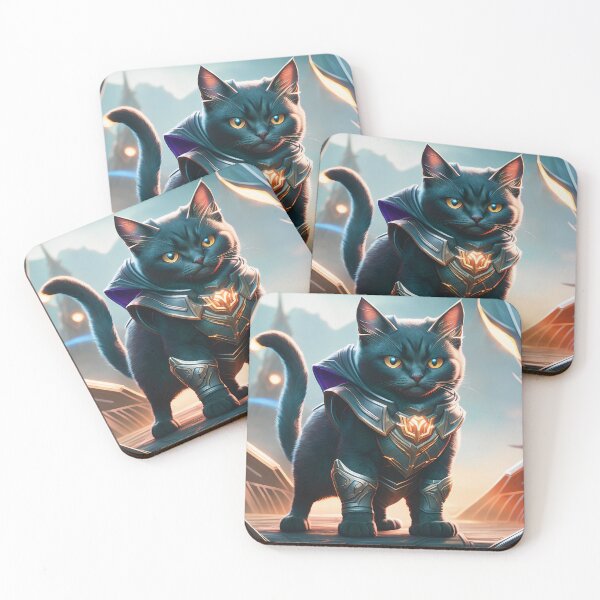 Item preview, Fantasy Cat Mage Digital Painting designed and sold by DeadlyPretzel.