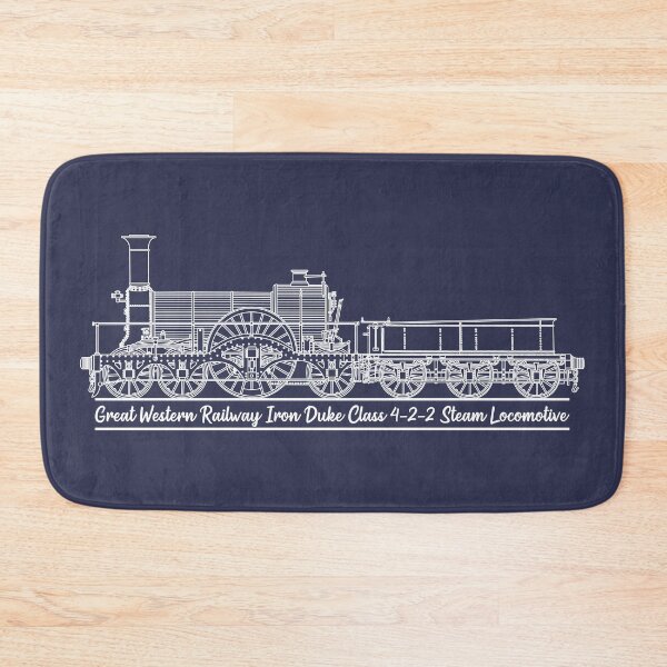 Item preview, Great Western Railway Iron Duke Class Steam Locomotive Blueprint Diagram Gift designed and sold by Maljonic.