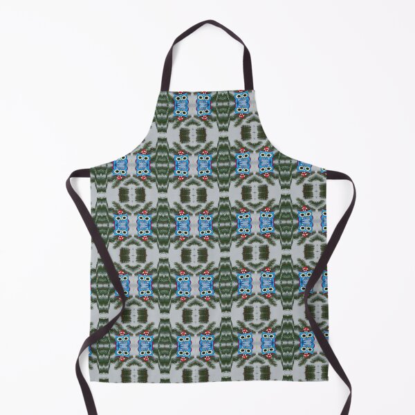 Item preview, Santa Owl Pattern Blue,Green, White, and Red Image designed and sold by India2022.