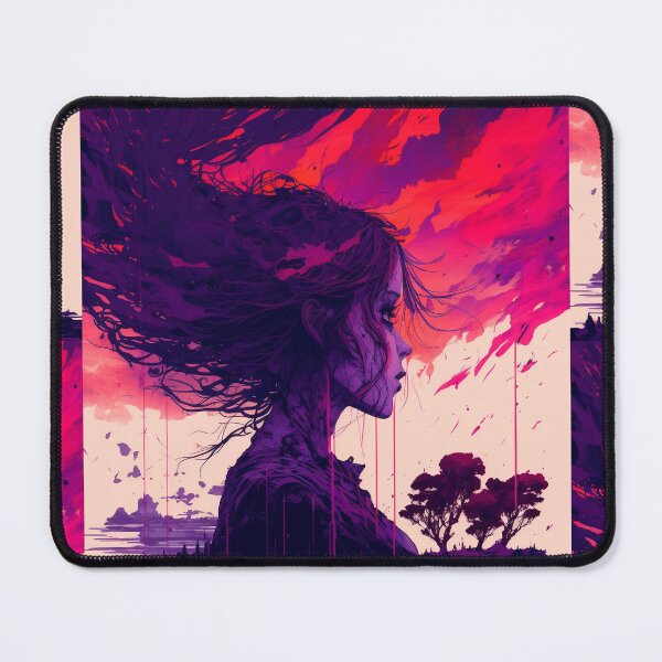 Item preview, Watercolor of Girl in Storm designed and sold by Cycle-Seven.