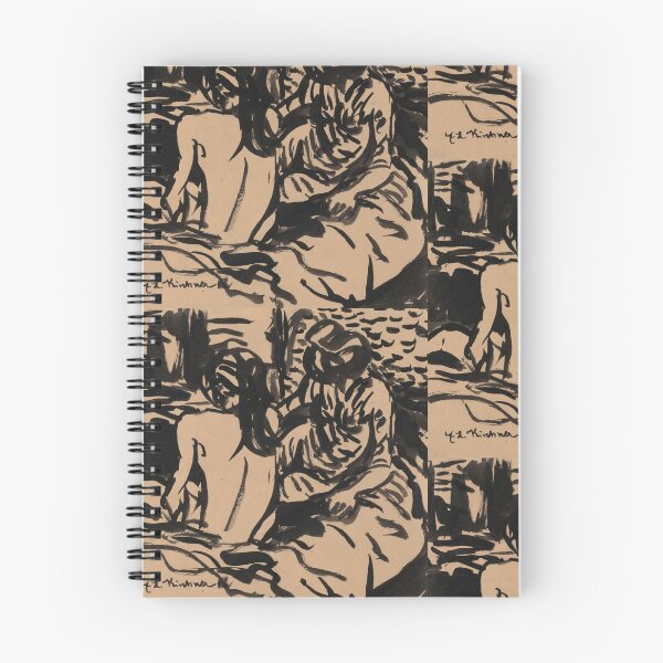 Item preview, Ernst Ludwig Kirchner  Two Nudes on a Bed Isabella and a Younger Girl designed and sold by TeeARTHY.
