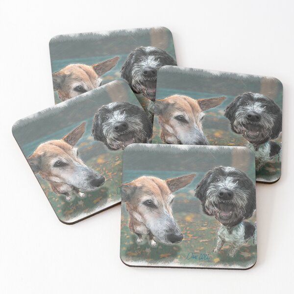 Item preview, 2 doggies - 2 puppies designed and sold by HenryDrae.