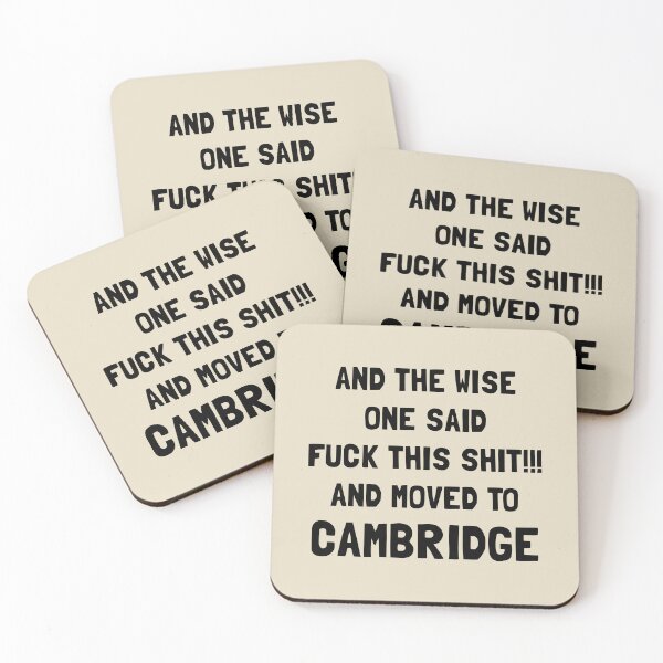 Item preview, And The Wise One Said Fuck This Shit And Moved To Cambridge designed and sold by KMIKBAL7.