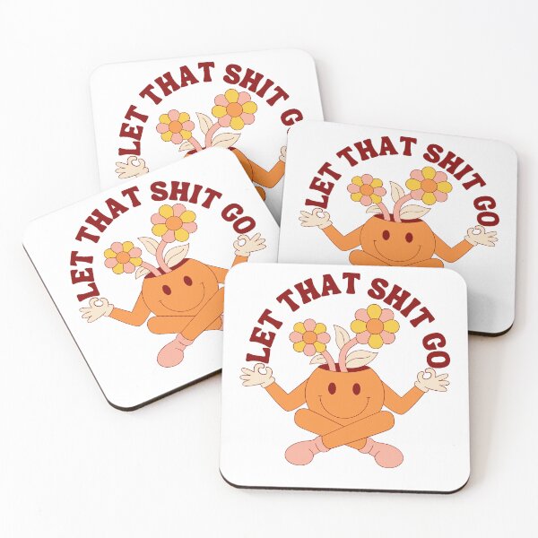 Item preview, Let That Shit Go, Daily Affirmation designed and sold by AliceAllTheTime.