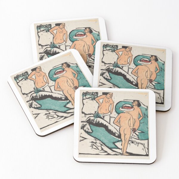 Item preview, Ernst Ludwig Kirchner  Women Bathing Between White Stones (1912) designed and sold by TeeARTHY.