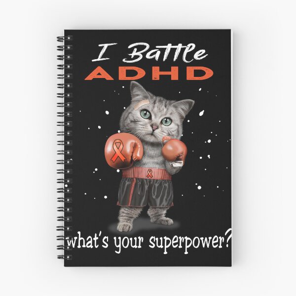 Item preview, ADHD Warrior - I Battle ADHD What Is Your Superpower? designed and sold by Jennpak.
