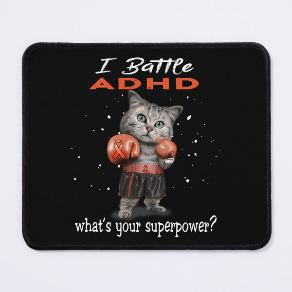 Item preview, ADHD Warrior - I Battle ADHD What Is Your Superpower? designed and sold by Jennpak.